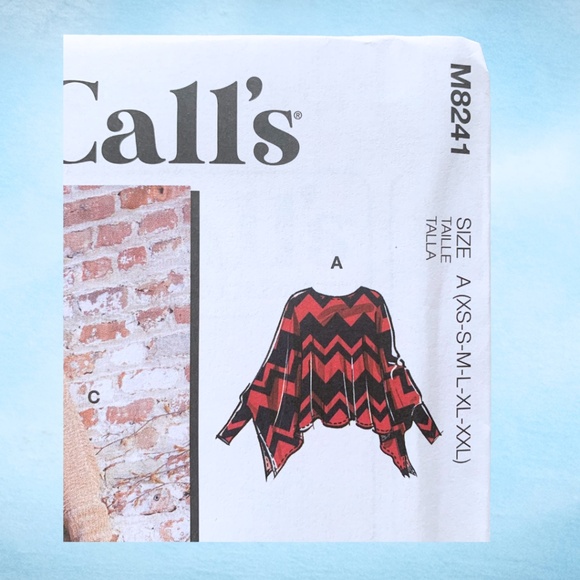 NEW McCalls M8241 Women's Sweater Sewing Pattern UNOPENED - Picture 3 of 7